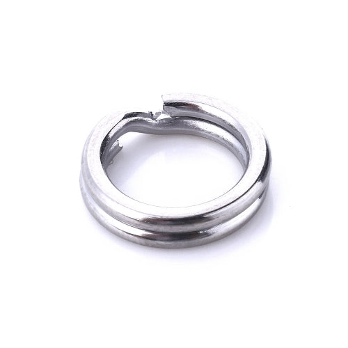 4 Bags 4mm HENGJIA SS010 Stainless Steel Flat Ring Fishing Space Fittings