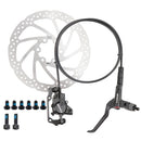 Meroca M800 Bicycle Brake Mountain Bike Universal Bilateral Brake Oil Pressure Disc Brake, Style: Left Back 1400mm + Disc Brake
