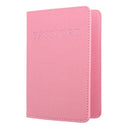 2 PCS MS101 Frosted PU Multi-Card Passport Holder Travel Abroad Passport Card Holder, Color: Pink