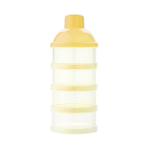 Portable Milk Powder Formula Dispenser Food Container Storage Feeding Box for Baby(Yellow)