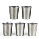 5 PCS 304 Stainless Steel Beer Mug Anti-Fall Children Water Cup, Capacity: 50ml