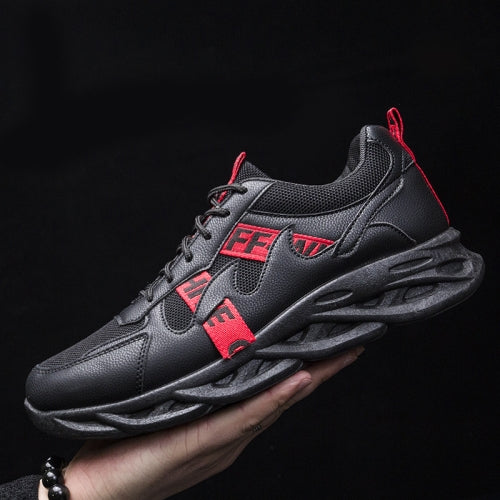 9028 Man Sports Shoes Fashion Casual Shoes Clunky Sneaker, Size: 39(Black Red)