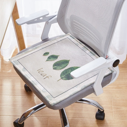 2 PCS Summer Breathable Cushion Office Seat Pad, Size: 40 x 40cm(Four Leaves)