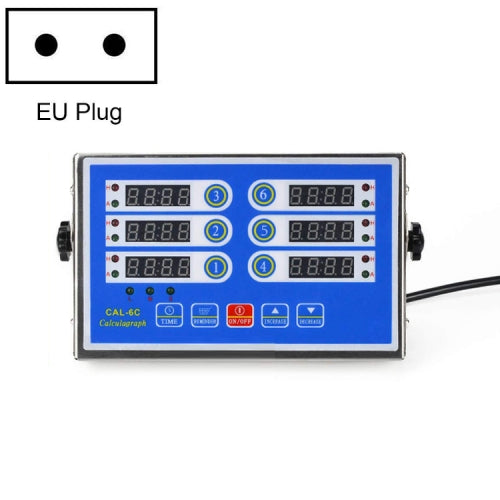 Kitchen Timer Fried Chicken Burger Baked Timer, EU Plug, Specification: 4 Channel