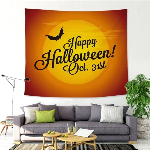 Halloween Funny Fabric Background Wall Tapestry Bar Decoration Tapestry, Size: 150x100cm(Flying Bat)