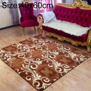 Thick Modern Household Non-slip Absorbent Floor Mats for Kitchen and Bathroom, Size:40 x 60cm(Brown Flower)