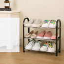 Triple S Black Corridor Easy Disassembly Doorway Compartment Iron Floor Shoe Rack