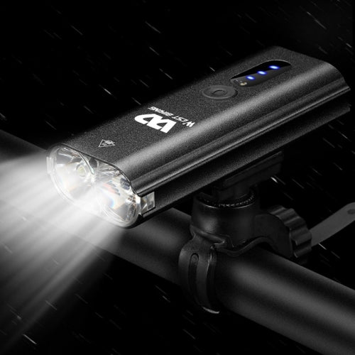 WEST BIKING Bicycle Light Sensor Headlight Mountain Bike Night Riding Strong Light(Black)