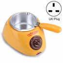 Single Oven Chocolate Melting Machine Kitchen Utensils Essential Oil Handmade Soap Melting Pot, UK Plug(Yellow)