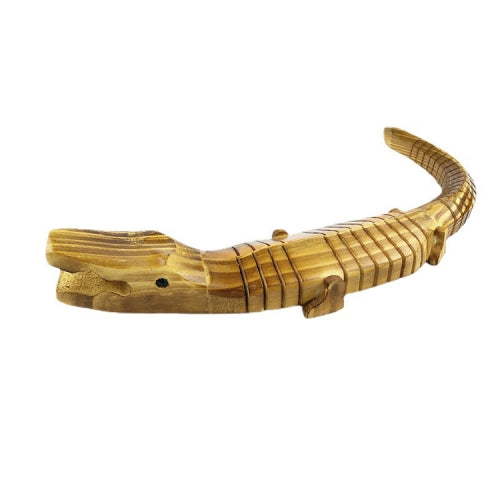 5 PCS Wooden Simulation Crocodile Toy, Size: 50cm