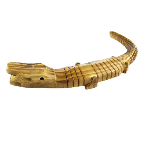 5 PCS Wooden Simulation Crocodile Toy, Size: 60cm