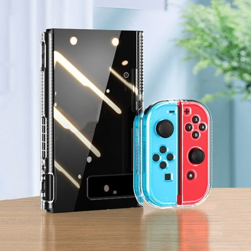 Oatsbasf Ultra-Thin Split Design Game Machine Protective Cover Transparent Anti-Yellow Console Protective Shell For Switch NS