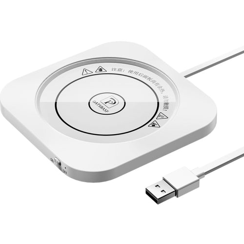 Oatsbasf USB Heating Coaster Smart Constant Temperature Water Cup Heater(White)