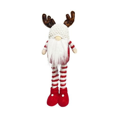 Christmas Decoration Props Faceless Doll Telescopic Doll(Beard )