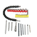 2 Sets Electric Drill Universal Coupling Sleeve Bit Set Multifunctional Flexible Shaft Electric Drill Accessory Set, Style: 32 PCS / Set
