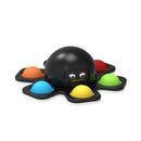 3 PCS Face-Changing Octopus Bubble Top Decompression Toy, Colour: Black
