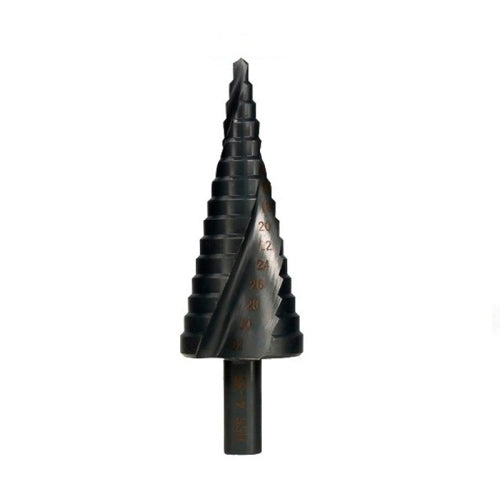 4-32mm Triangular Shank Spiral Flute Step Drill Bit