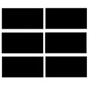 3 Sets Car Wheel Reflective Stickers 18-21 Inch General Decorative Sticker Line Sticker(Black)