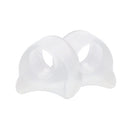 10 Pairs Great Toe Orthosis Separator Soft and Comfortable Toe Care Cover, Size: S(Transparent)