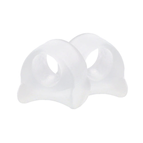 10 Pairs Great Toe Orthosis Separator Soft and Comfortable Toe Care Cover, Size: L(Transparent)