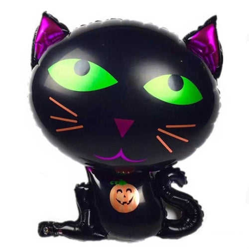 5 PCS Halloween Aluminum Film Balloon Party Decoration,Style: Cat