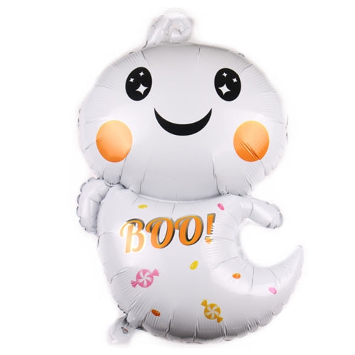 5 PCS Halloween Aluminum Film Balloon Party Decoration,Style: Ghost