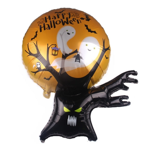 5 PCS Halloween Aluminum Film Balloon Party Decoration,Style: Ghost Tree