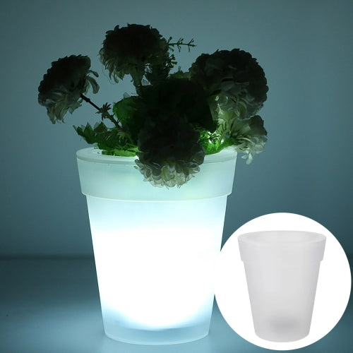 LED Solar Flower Pot Light Garden Light Luminous Flower Pot Light Lawn Light Christmas Decoration Light(White Light)