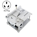 150W Miniature Precision Table Saw Mini Chainsaw Portable Woodworking Sliding Table Saw Multifunctional Cutting Machine, AU Plug
