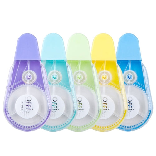 5 PCS / Set Deli 71459 Simple Correction Tape Students Large-Capacity Correction Tape