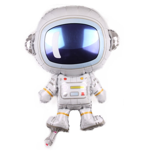 10 PCS Space Aluminum Film Balloon Children Decorate Birthday Party Decoration Balloons,Style: Astronaut