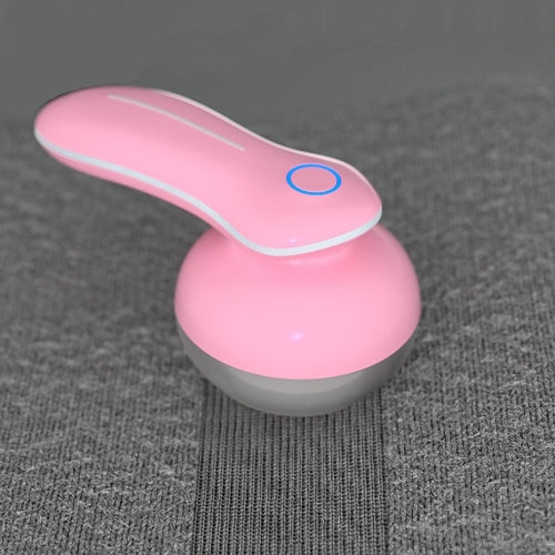 Rechargeable Hair Ball Trimmer Shaving Pompom, Colour: Pink Six-blade Knife Head