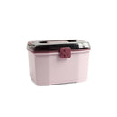 Portable Household Large-Capacity Medicine Box Multi-Layer Emergency Medicine Storage Box,Size: Small (Red)