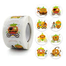 5 PCS Halloween Pumpkin Car Sticker Holiday Gift Craft Decoration Sticker, Size: 3.8cm / 1.5 Inch(K-133)