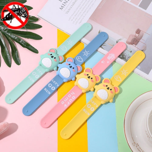 4 PCS Three-dimensional Cartoon Mosquito Repellent Student Children Anti-mosquito Watch Bracelet, Colour:Little Hamster