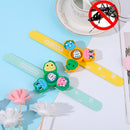 2 PCS Rotating Mosquito Repellent Snap Ring Anti-mosquito Bracelet for Children and Adolescents, Colour:Dinosaur Eggs