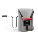 Car Double Bottle Of Warm Milk Outdoor Portable Constant Temperature Calm Milk Multi-Function Bottle Storage Bag(DC+Cigarette Lighter Interface Gray)