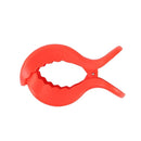 4 Bags J4065 Baby Car Blanket Clip Baby Safety Basket Blanket Clip ABS Plastic Cart Anti-Kick Quilt Clip, Colour: 2 PCS (Red)