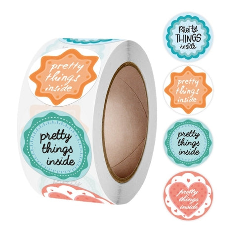 10 PCS Thank You Goods Decorative Sealing Stickers Envelope Decorative Stickers, Size: 2.5cm / 1 Inch(K-104)