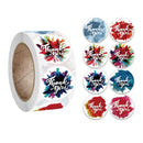 10 PCS Thank You Self-adhesive Rainbow Sticker Envelope Seal With Wedding Decoration Label, Size: 2.5cm / 1 Inch(A-173)