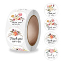 10 PCS Flower Hand-decorated Thank You Sealing Sticker Gift Envelope Decoration Sticker, Size: 2.5cm / 1 Inch(K-103)