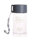 2 PCS BIANLI 100 Mini Water Cup Leak-Proof Portable Plastic Cup With Rope, Capacity: 150ml(Gray)