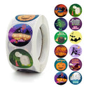 10 PCS Halloween Childrens Toy Stickers Gift Decoration Gift Sealing Stickers, Size: 2.5cm / 1 Inch(K-88-R1)