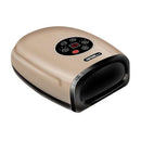 Hand Finger Joint Massager Wrist Palm Physiotherapy Mouse Hand Meridian Acupoint Massager, Specification: Plug(Amber Gold )