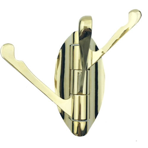8231 180 Degree Movable Coat Hook Bathroom Hook, Color: Gold