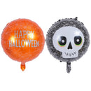20 PCS 18 Inch Halloween Aluminum Decorative Balloon Party Decorative Balloon, Specification: Double-sided Skull Printing