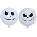 20 PCS 18 Inch Halloween Aluminum Decorative Balloon Party Decorative Balloon, Specification: Double-sided Skull Emoji