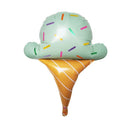 10 PCS 5050 Large Ice Cream Aluminum Balloon Children Birthday Party Atmosphere Decorative Balloon, Specification: Colorful Ice Cream