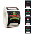 LG-210727-5038-007ABC Christmas Decoration Sticker Gift Tag Tape, Size: 50x38mm(C)