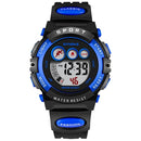 SYNOKE 9802 Children Sports Waterproof Digital Watch(Black Blue)